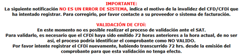 validación